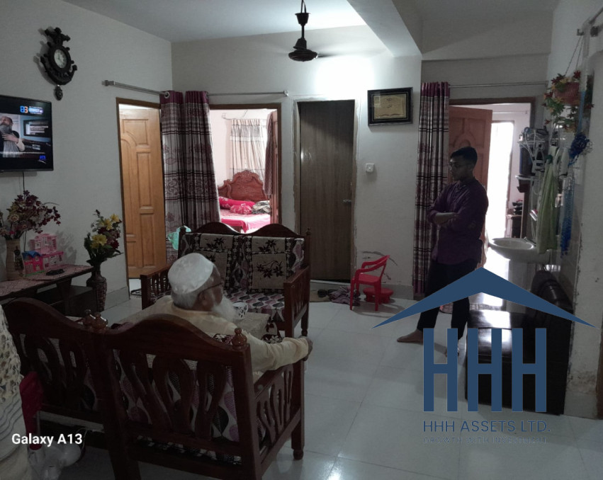1200 sqft 3 bed flat for sale in Mohammadpur